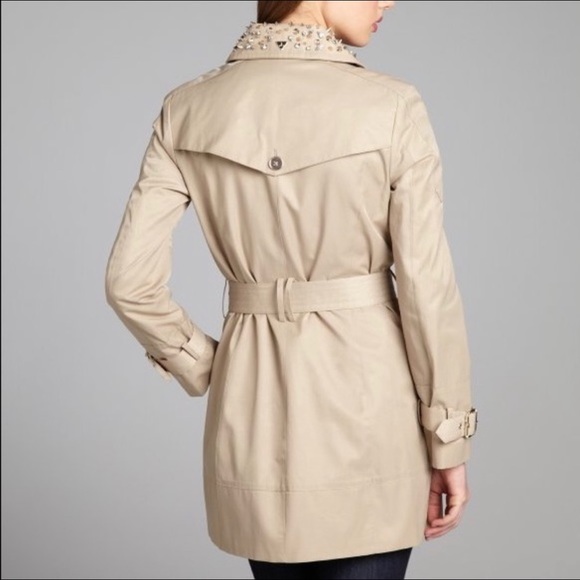 Amazing Spiked, Studded && Sparkly Trench Coat - Picture 3 of 8